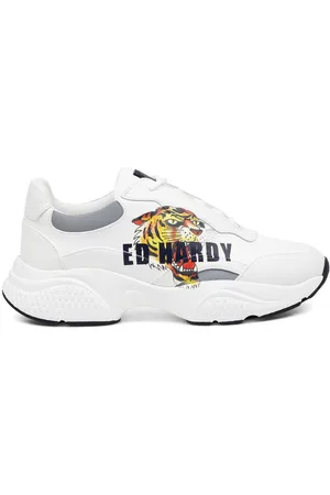 ED HARDY Deportivas Moda Insert runner-tiger-white/multi para hombre