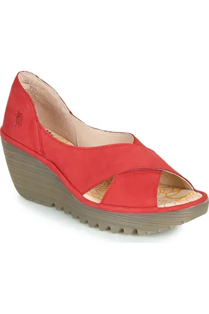 Fly London YOMA Rojo - Envío gratis   ! - Zapatos Sandalias Mujer  84,00 €