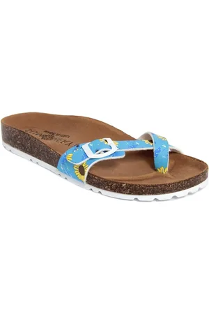 Summery Chanclas 213_GIRASOLE_AZZURRO para mujer