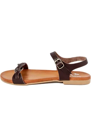 ALISSA Sandalias S502_MARRONE para mujer