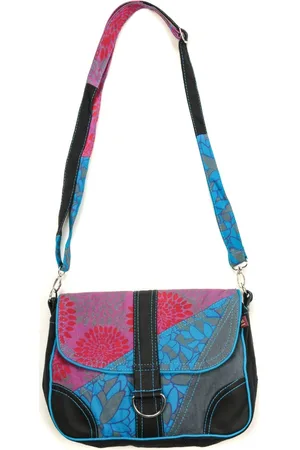 Bamboo Bolso Petit Sac Besace Prague GN-144 Bleu/Gris para mujer