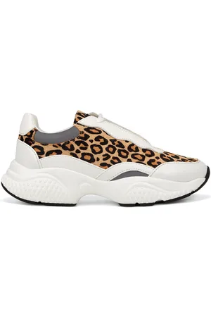 ED HARDY Deportivas Moda Insert runner-wild white/leopard para mujer