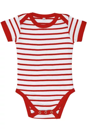 Sols Camiseta Body bebé a rayas-100% algodón peinado Ringspun para niño