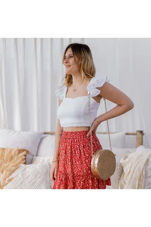 Celeste Blusa CAPUCINE para mujer