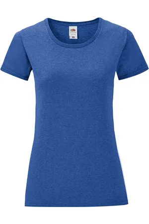 Fruit Of The Loom Camiseta manga larga Iconic para mujer