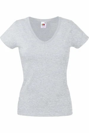 Fruit Of The Loom Camiseta manga larga Valueweight para mujer