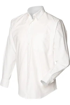 Henbury Camisa manga larga HB510 para hombre
