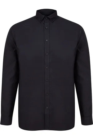 Henbury Camisa manga larga Modern para hombre