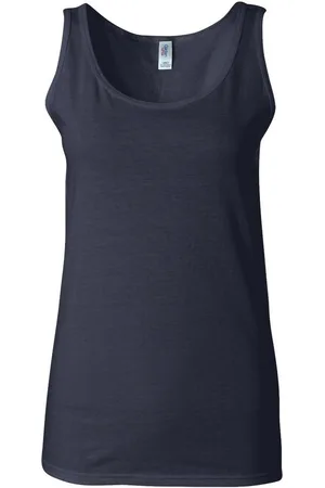 Gildan Camiseta tirantes 64200L para mujer
