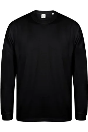 Skinni Fit Camiseta manga larga Slogan para hombre