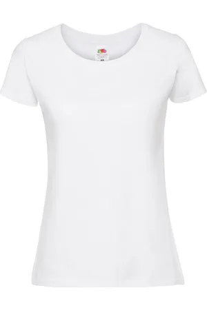 Fruit Of The Loom Camiseta manga larga Iconic Premium para mujer