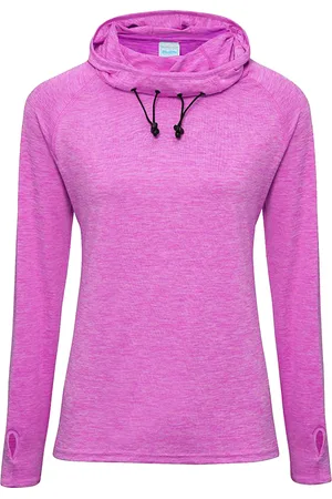 AWDis Camiseta manga larga Cowl Neck para mujer