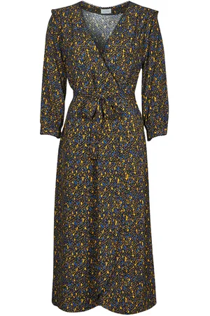 VILA Vestido largo VIZUGI para mujer