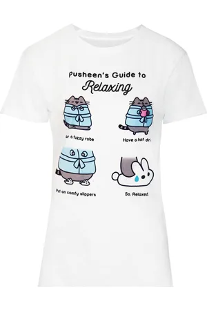Pusheen Camiseta manga larga Guide To Relaxing para mujer
