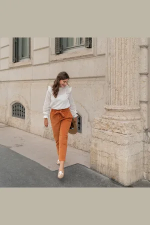 Celeste Pantalón MARRONNIER para mujer