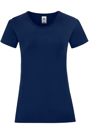 Fruit Of The Loom Camiseta manga larga Iconic 150 para mujer
