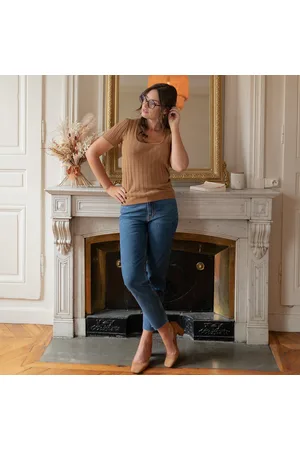 Celeste Blusa ERABLE para mujer