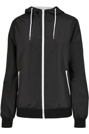 Build Your Brand Chaqueta Windrunner para mujer