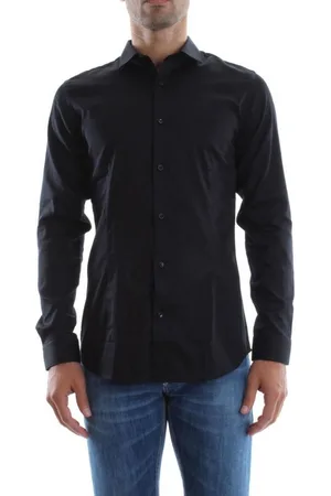 JACK & JONES Camisa manga larga 12097662 PARMA-BLACK para hombre