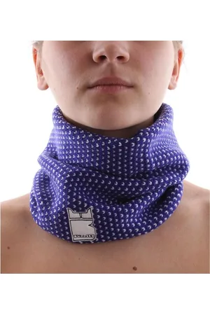 Bullish Bufanda GORRO PATTERN-PAP 025275 VIOLA para mujer