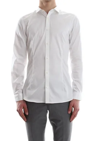 JACK & JONES Camisa manga larga 12097662 PARMA-WHITE para hombre