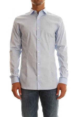 JACK & JONES Camisa manga larga 12097662 PARMA-CASHEMERE BLUE para hombre