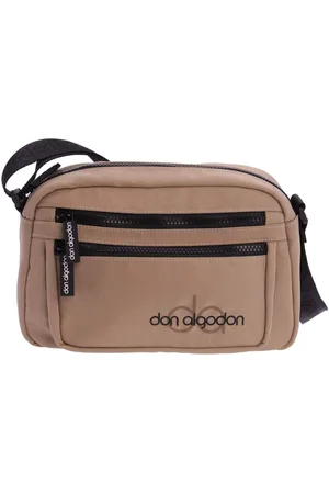 Cartera para mujer DON ALGODON Mireia con cremallera Color Natural