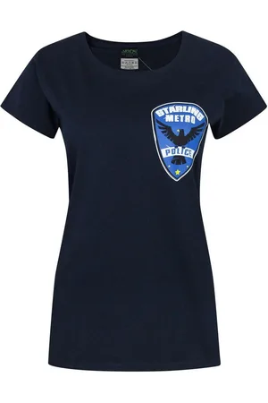 Arrow Camiseta manga larga Starling City Metro Police para mujer