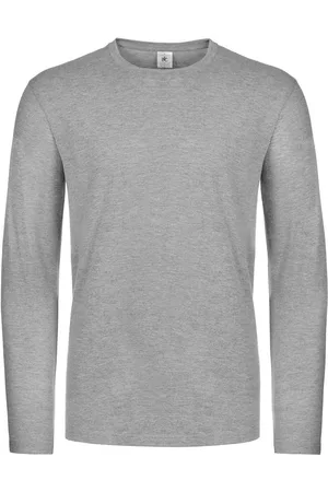 B and C Camiseta manga larga E190 para hombre