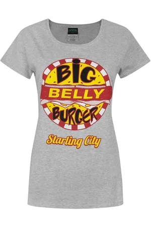 Arrow Camiseta manga larga Big Belly Burger para mujer