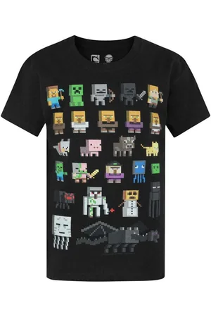 Minecraft Tops y Camisetas Sprites para niño