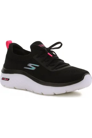 Skechers Zapatos Hyper Burst GoWalk Sneakers 124585-BKMT para mujer