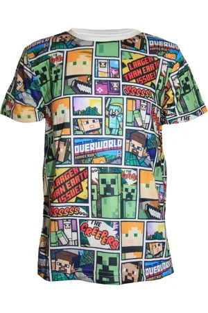 Minecraft Camiseta manga larga Overworld para niño