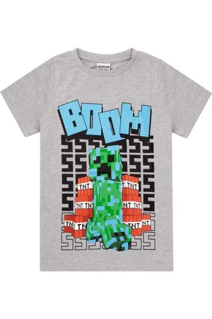 Minecraft Tops y Camisetas Boom para niño