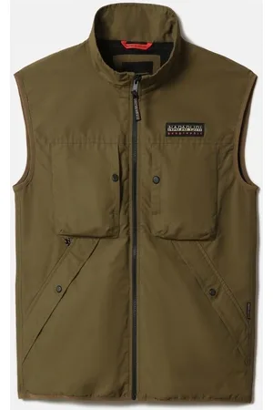 Napapijri Chaquetas A-FENIS VEST NP0A4G28GG61-DARK OLIVE para hombre
