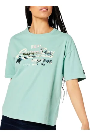 Superdry Tops y Camisetas VINTAGE VL NARRATIVE TEE para mujer
