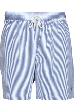 Ralph Lauren Bañador MAILLOT SHORT DE BAIN RAYE SEERSUCKER CORDON DE SERRAGE ET POCHE para hombre
