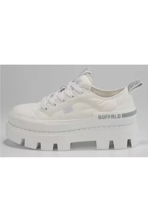 Buffalo Zapatillas deporte Binary Ice Trainer Low vegan White para mujer