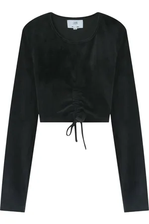 Sixth June Camiseta T-shirt crop top femme Cordon Details para mujer