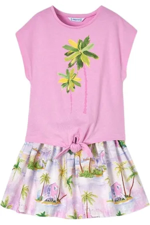 Mayoral Short niña Conjunto Falda Y Camiseta Amanecer para niña
