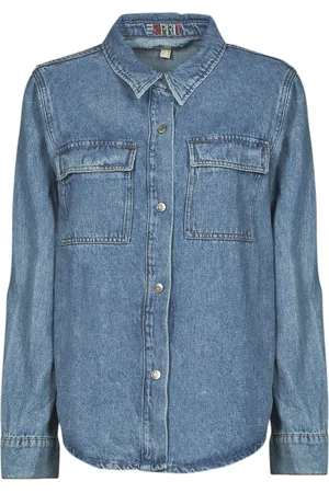 ESPRIT Cazadora vaquera RCS shacket para mujer