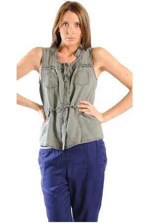 Sud Express Chaqueta de punto GILET GAMBANI BRONZE para mujer