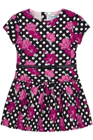Mayoral Vestidos Vestido jacquard estampado para niña
