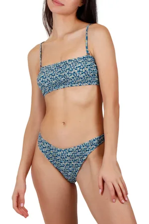Admas Bikini Conjunto de bikini bandeau 2 piezas Daisy para mujer
