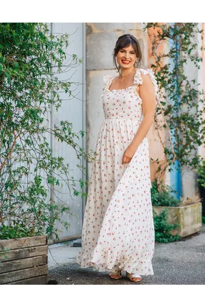 Celeste Vestido largo AURORE para mujer