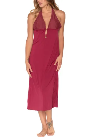 Luna Vestidos Vestido largo de verano Scarlet Splendida para mujer