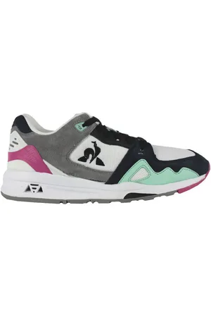 Le Coq Sportif Deportivas Moda Lcs r1000 w color 2210325 OPTICAL WHITE/FUCHSIA PURPLE para mujer