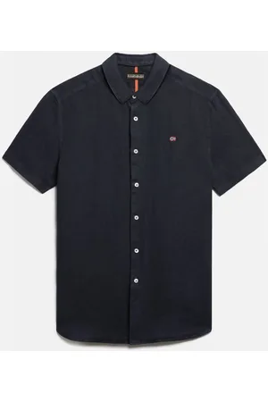 Napapijri Camisa manga larga G-CRETON SS - MP0A4G31-176 BLU MARINE para hombre
