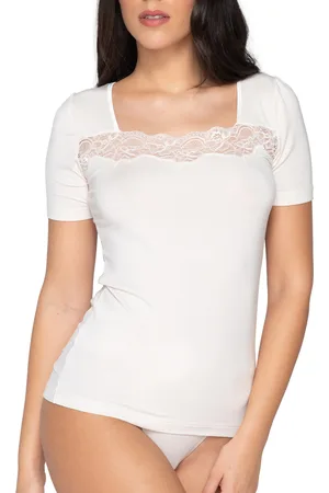 Luna Camiseta interior Camiseta de manga corta Micro Touch Splendida para mujer