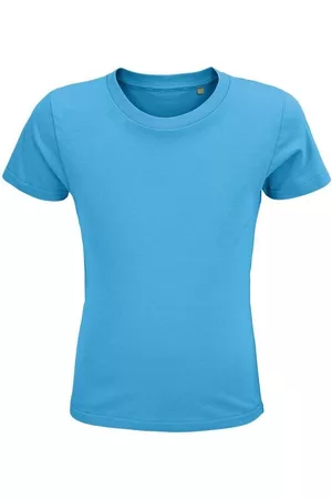 Sols Tops y Camisetas CRUSADER KIDS camisetsa de niños 100% algodón biológico aqua para niño